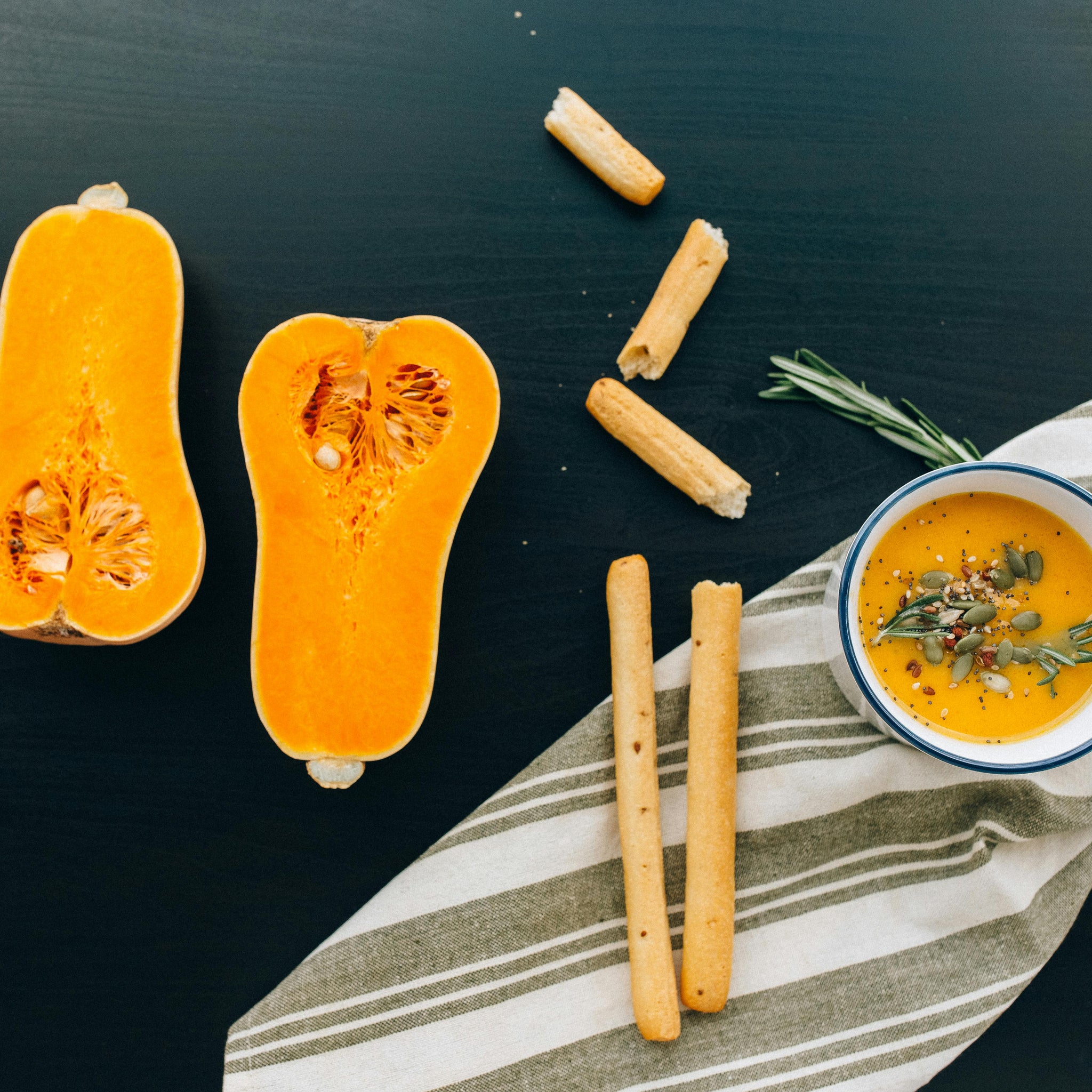 Kashmiri Chilli Butternut Squash Soup (Velvety & Vibrant)