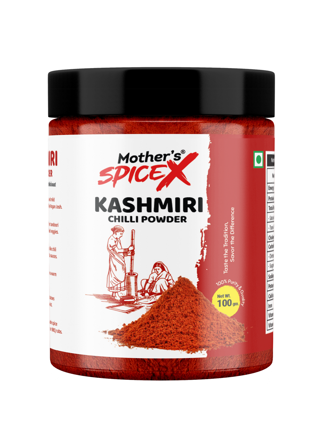 Authentic Kashmiri Red Chilli Powder - Vibrant Colour, Mild Heat