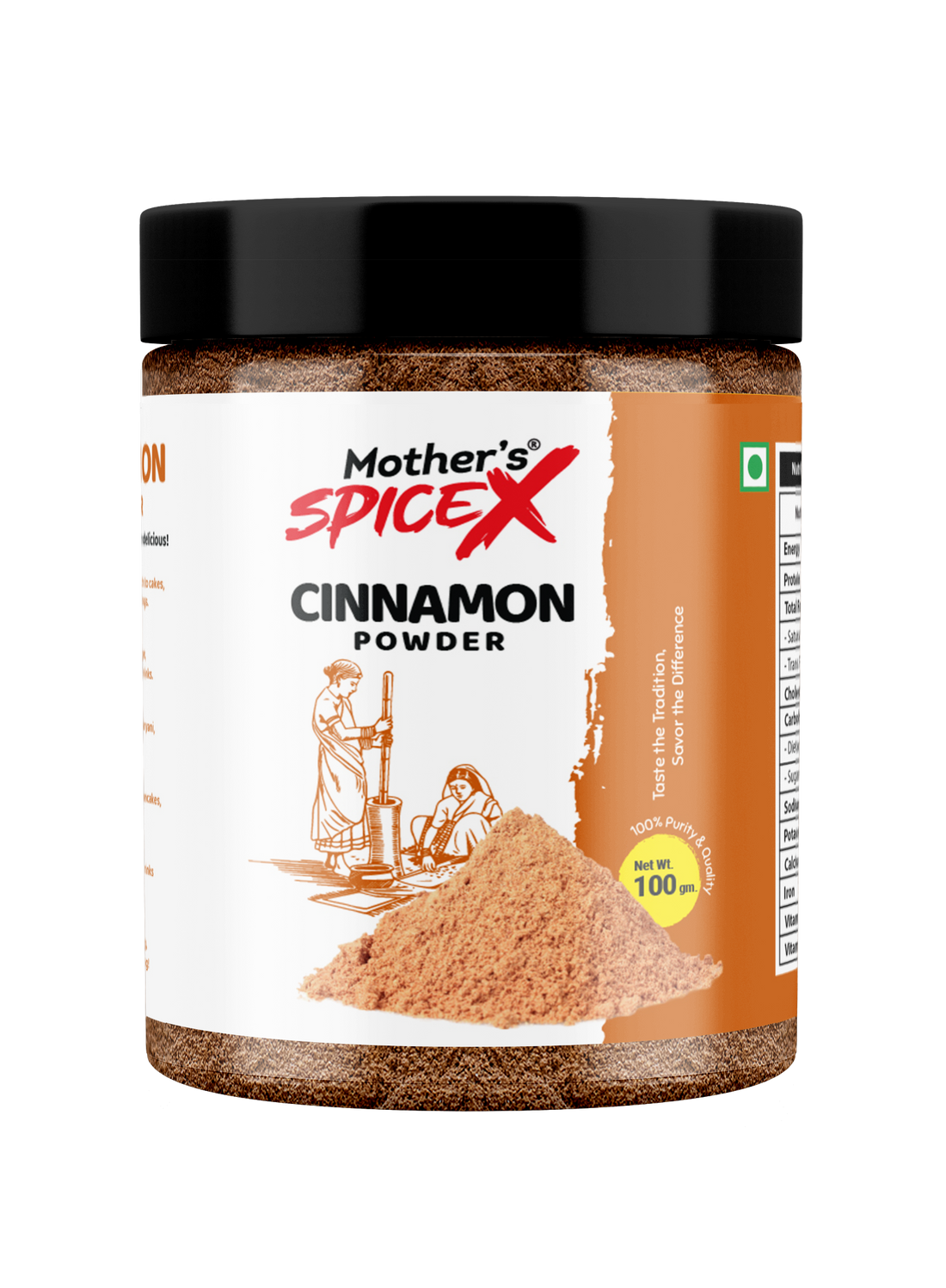 Mother’s Spicex Garlic & Cinnamon Power Duo – Bold Flavour Meets Sweet Warmth | Pure Indian Spices 100gm each
